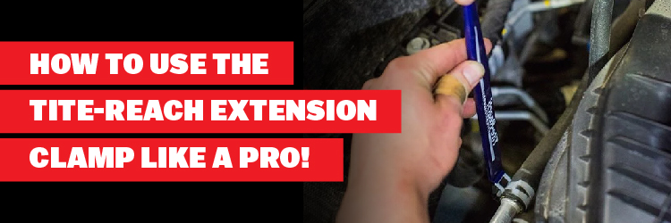 The perfect tool for those hard-to-reach nuts and bolts... Look no further than the Tite-Reach Extension Clamp