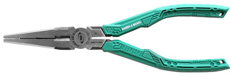 Warren & Brown PZ60 - Long Nose Gripping Pliers with Screw Removal Jaws