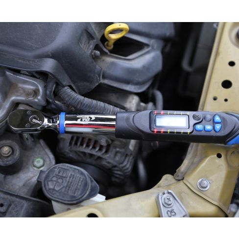 SATA 3/8" Drive Electronic Torque Wrench 13.5 - 135NM / SATA 3/8 - View #10
